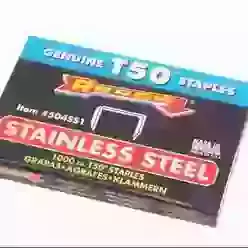 T50 Stainless Steel Staples 3/8"